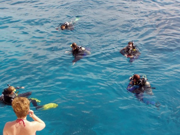 Een duik in de Rode Zee bij Hurghada  